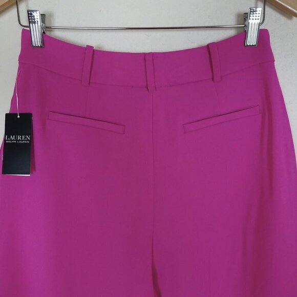 Ralph Lauren Crepe High Rise Shorts Size 4 - Picture 6 of 8